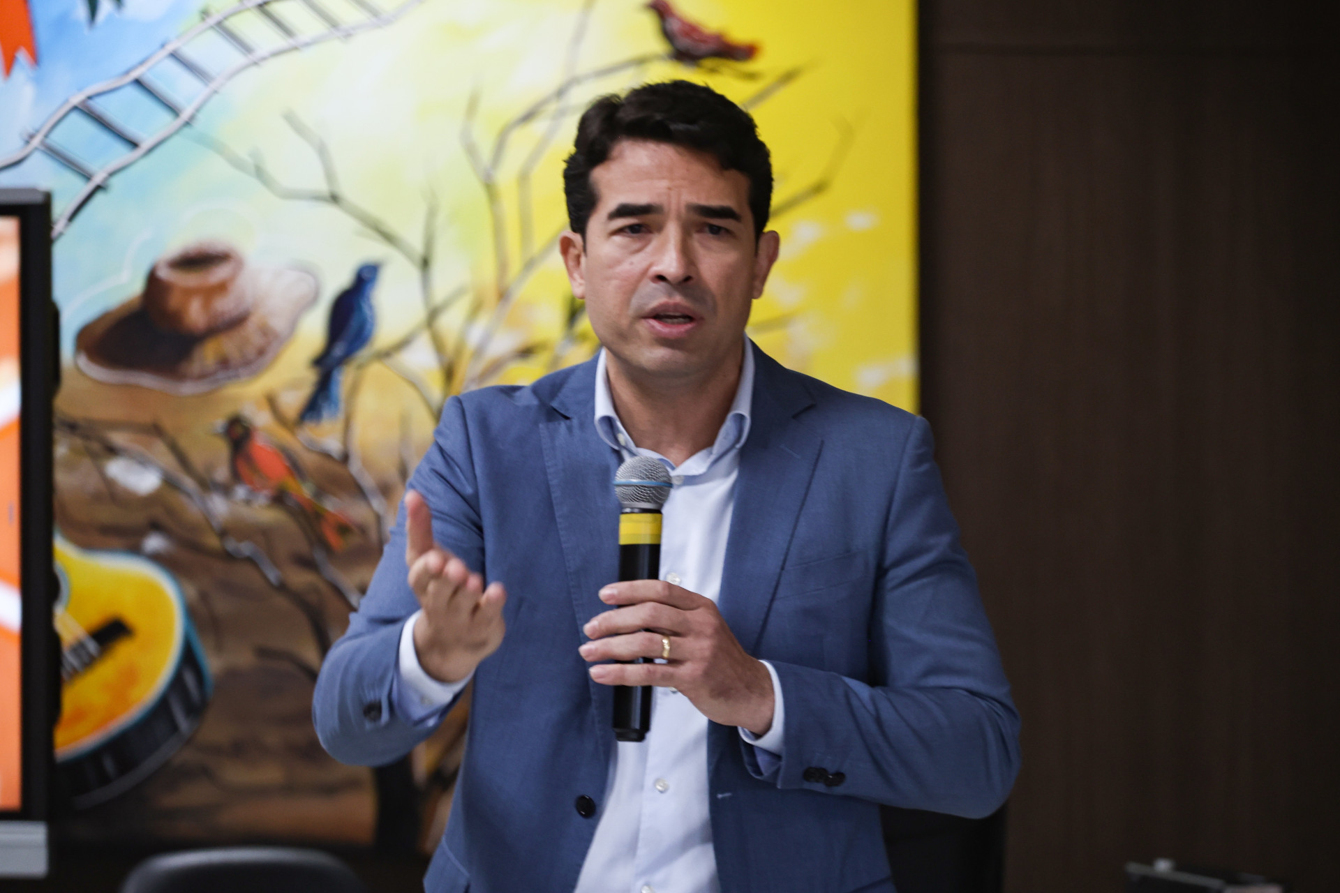 FORTALEZA, CEARÁ,  BRASIL- 19.12.2025:. Rholden Queiroz - Presidente do Tribunal de Contas do Estado do Ceará (TCE-CE).. 10ª edição do Café com Dados do TCE-CE.  (Daniel Galber/Especial para O POVO)