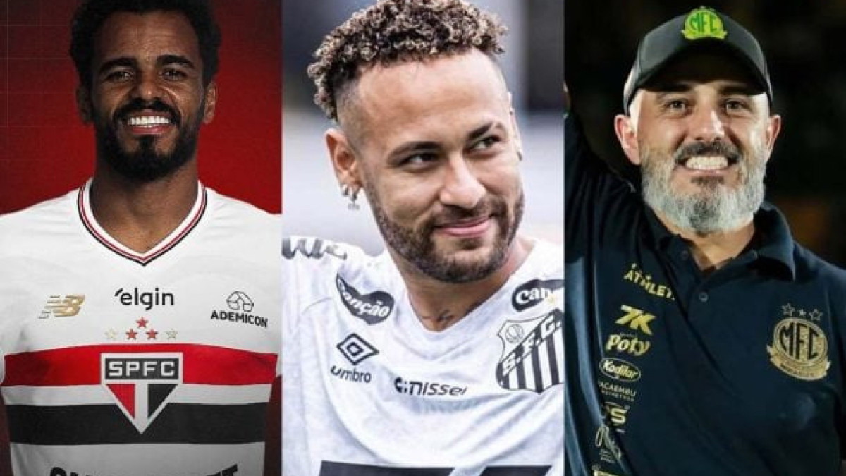 São Paulo anuncia primeiro reforço, Neymar ainda não renovou com o Santos e treinador recusa o Botafogo. As novidades do mercadão