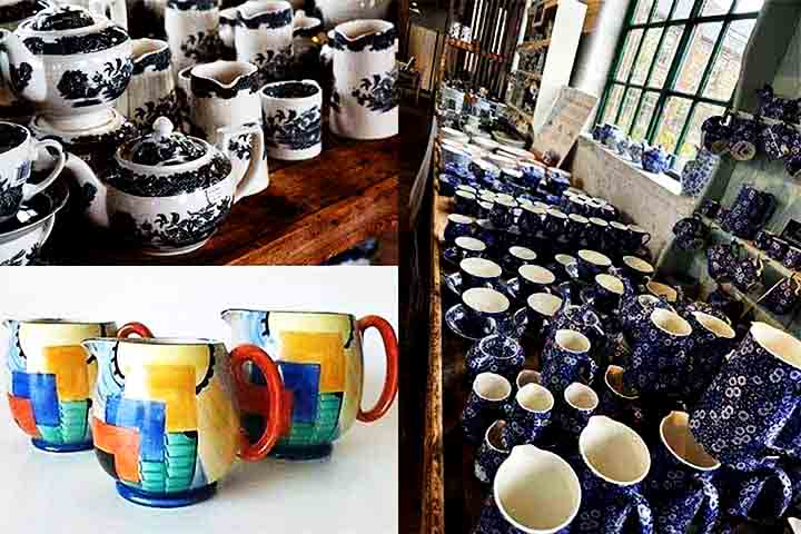 Stoke-on-Trent, Reino Unido - Conhecido como o Centro da Cerâmica, possui uma longa tradição na produção de porcelana, sendo famosa por marcas como Wedgwood e Royal Doulton. Sua indústria cerâmica se expandiu entre os séculos 17 e 18 e continua sendo uma referência em qualidade no setor.