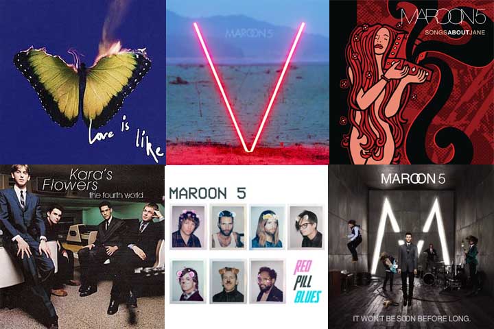 Em seguida, vieram Overexposed, de 2012, e V, de 2014, que consolidaram o grupo nas paradas globais com canções como Payphone, Sugar e Maps. O sucesso se refletiu também em números expressivos de streams e em turnês mundiais esgotadas.
