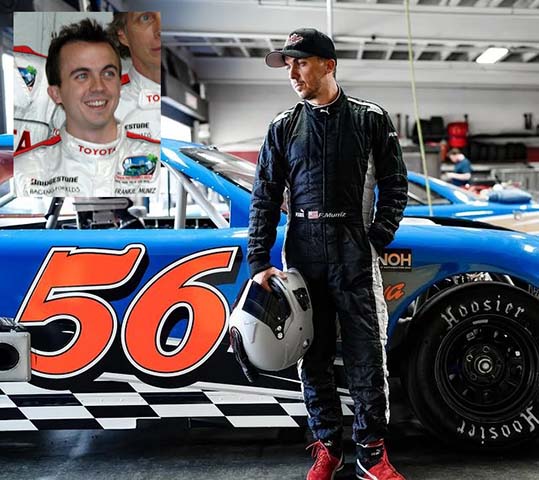 Frankie Muniz - O ator americano, protagonista de Malcolm in The Middle, é considerado piloto profissional. Chegou a deixar a carreira artística para priorizar os carros. Foi piloto do Safety Car das 500 Milhas de Daytona em 2001. Participou de diversas corridas, sempre entre os 10 melhores das competições.
