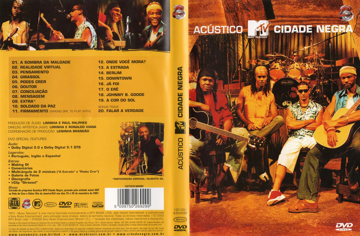 Três anos depois, lançou o Acústico MTV com o Cidade Negra, celebrando 15 anos de carreira. Contou com participação de Gilberto Gil e músicas inéditas como “Girassol”. O projeto marcou um reencontro afetivo com o público, revelando versões intimistas dos maiores sucessos da banda e reafirmando a força poética de Toni Garrido.