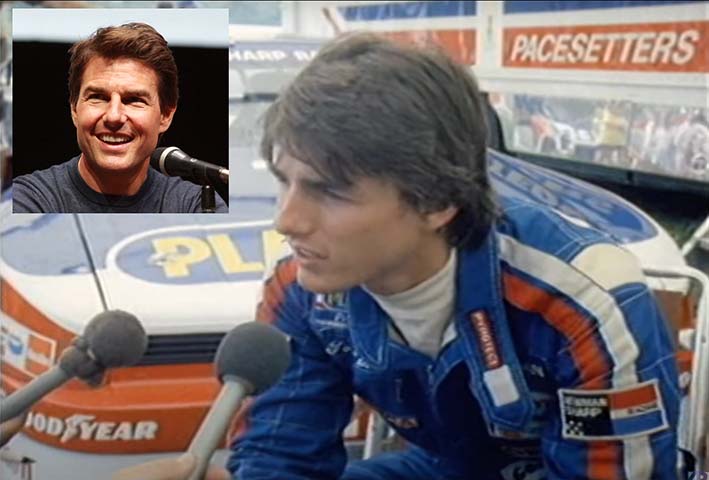 Tom Cruise - O ator americano, aventureiro que até dispensa dublês em muitas cenas, surgiu nas pistas de corrida nos anos 1990, incentivado por Paul Newman. Venceu uma disputa em Road America em 1988. Ele não evoluiu porque, segundo seu instrutor, queria dar tudo nas primeiras voltas, era afoito e agressivo ao volante. Mas até hoje adora carros e dirige muito bem.