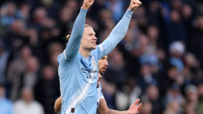 Haaland marca duas vezes, Reijnders completa o placar, e time chega à quinta vitória seguida no Campeonato Inglês 