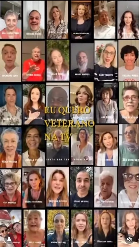 Atores veteranos lançaram nas redes sociais, no dia 17 de dezembro de 2025, a campanha #EuQueroVeteranoNaTV, na qual reivindicam maior valorização de artistas experientes na televisão. 
