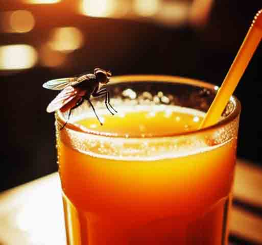 Um estudo conduzido por pesquisadores da Universidade da Flórida concluiu que moscas precisam tocar a comida por apenas 1 segundo para transferir germes para o alimento.