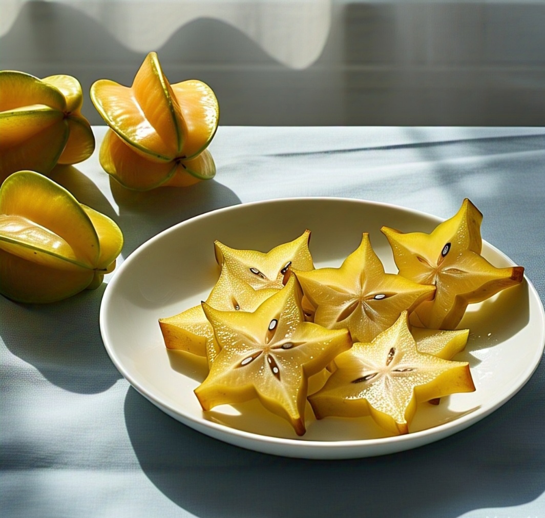 Para quem se preocupa em manter o peso ou emagrecer, outra boa notícia: 100 gramas de carambola têm apenas 29 calorias.