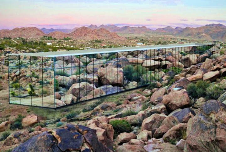 Para alugar a casa, no deserto, é preciso desembolsar até US$ 6.000 por noite. 