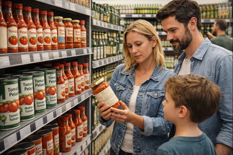 Entender as diferenças entre os tipos de derivados de tomate e observar o que cada um leva na composição ajuda a usar o tomate a favor da saúde, sem abrir mão do sabor.