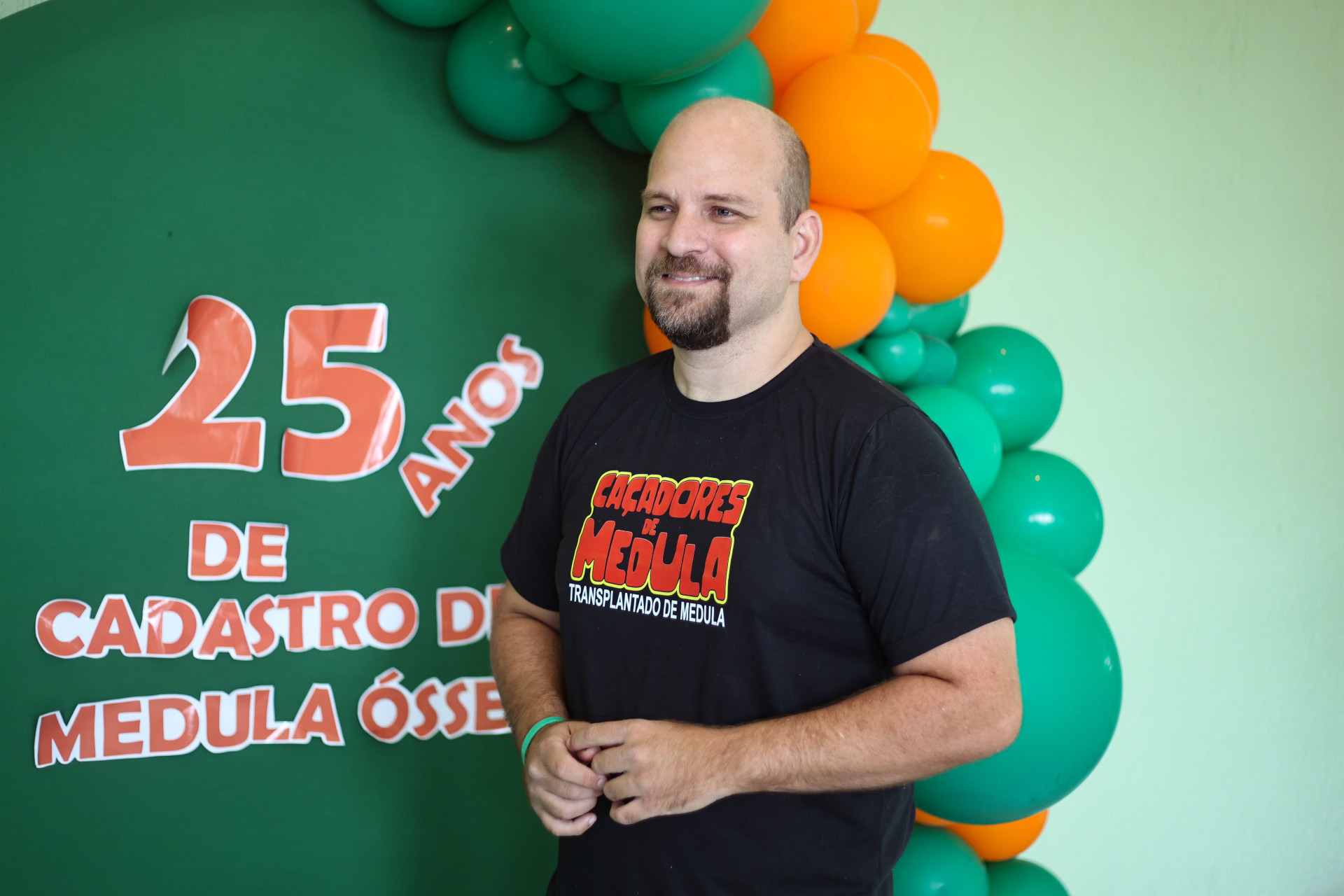 FORTALEZA, CEAR&Aacute;,  BRASIL- 22.12.2025:. Andre Torres - Fundador Ca&ccedil;adores de Medula. A Festa da Gratid&atilde;o &eacute; um momento especial de homenagem aos volunt&aacute;rios que realizaram a doa&ccedil;&atilde;o de medula &oacute;ssea no hemocentro cearense e aos parceiros que caminham junto &agrave; institui&ccedil;&atilde;o nesse processo. O tradicional evento celebra a vida, a solidariedade e a esperan&ccedil;a que unem doadores, pacientes e institui&ccedil;&otilde;es apoiadoras.. (Daniel Galber/Especial para O POVO)