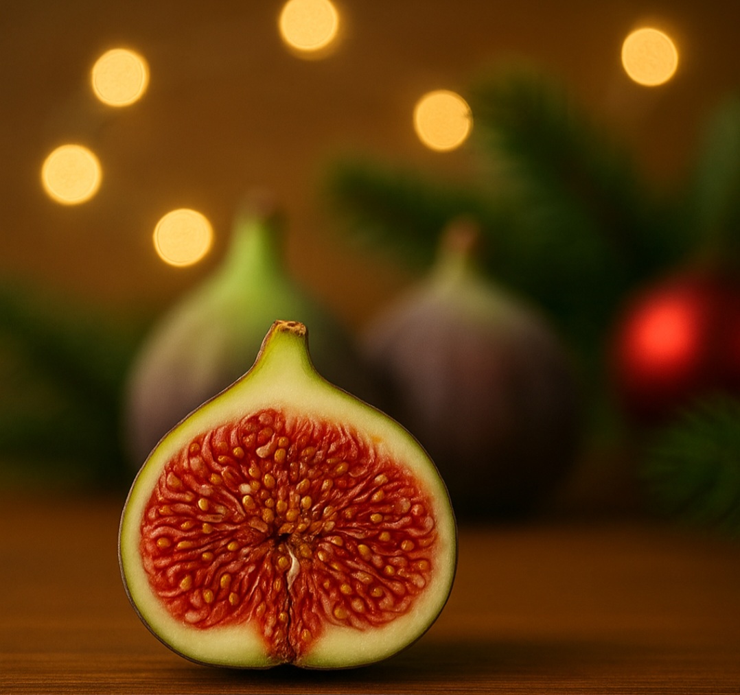 Coadjuvante ao longo do ano, o figo costuma se tornar um dos protagonistas nas mesas das festas de fim de ano.  Ele tem um significado especial e representa, na Bíblia, prosperidade e segurança. 