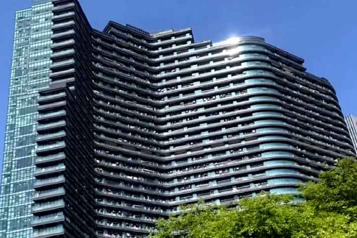 Um edifício localizado em Hangzhou, na China, é considerado o maior prédio residencial do mundo.