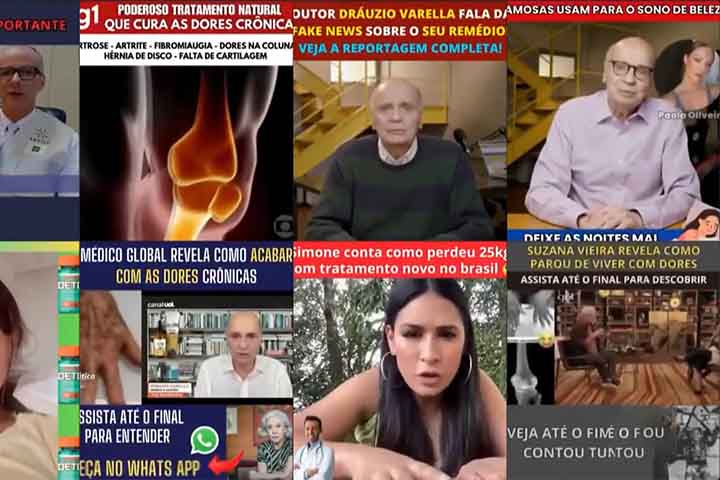 “Toda vez que você vir meu nome ligado a um medicamento, é mentira. Cai fora, porque isso é golpe, recomenda Drauzio, que também ressaltou que o Código de Ética Médica proíbe profissionais da área de fazer propaganda de medicamentos.
