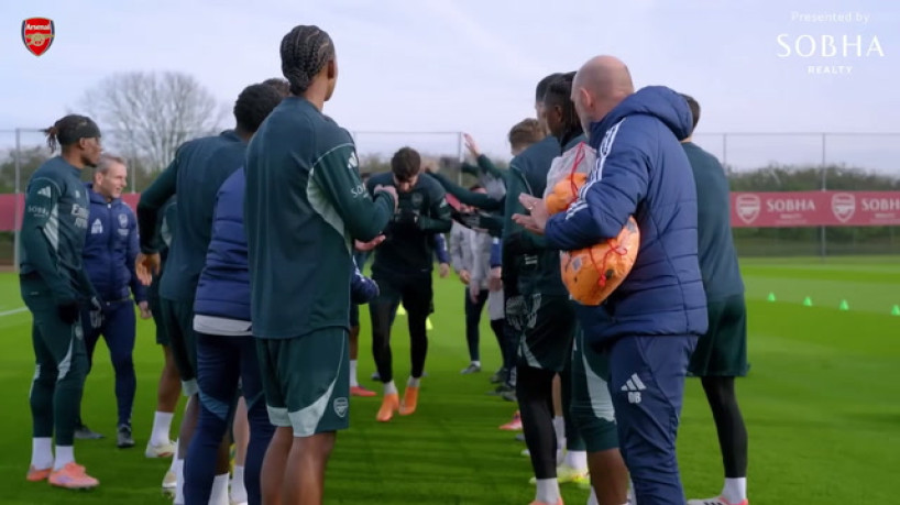 Kai Havertz volta a treinar com o Arsenal 