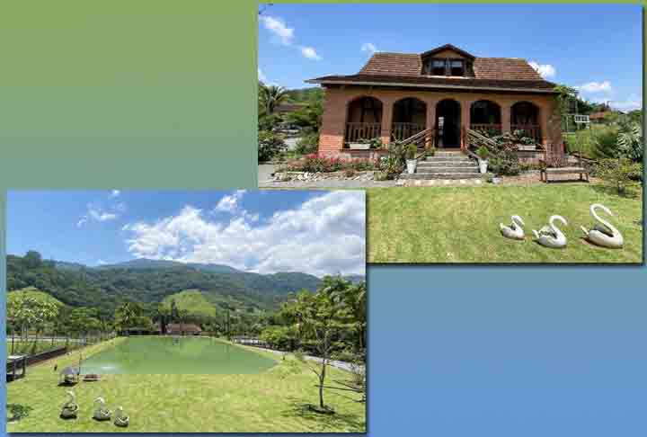 Uma curiosidade é que todas essa estrutura se desenvolveu em meio a uma área de Mata Atlântica preservada, com inúmeras nascentes de água, riachos e cachoeiras.