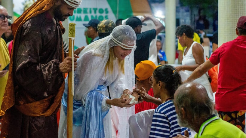 População em situação de rua atendida pela Casa São Francisco teve tarde de celebração e ceia natalina 