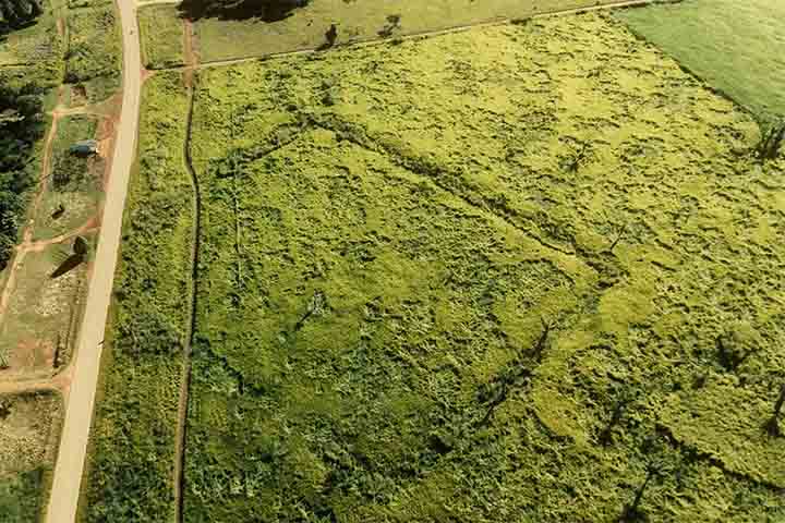 As pesquisas arqueológicas do Iphan para investigar os geoglifos são feitas desde os anos 1970. Os cientistas estimam que a produção dos desenhos tenha ocorrido entre 200 a.C. e 1300 d.C.
