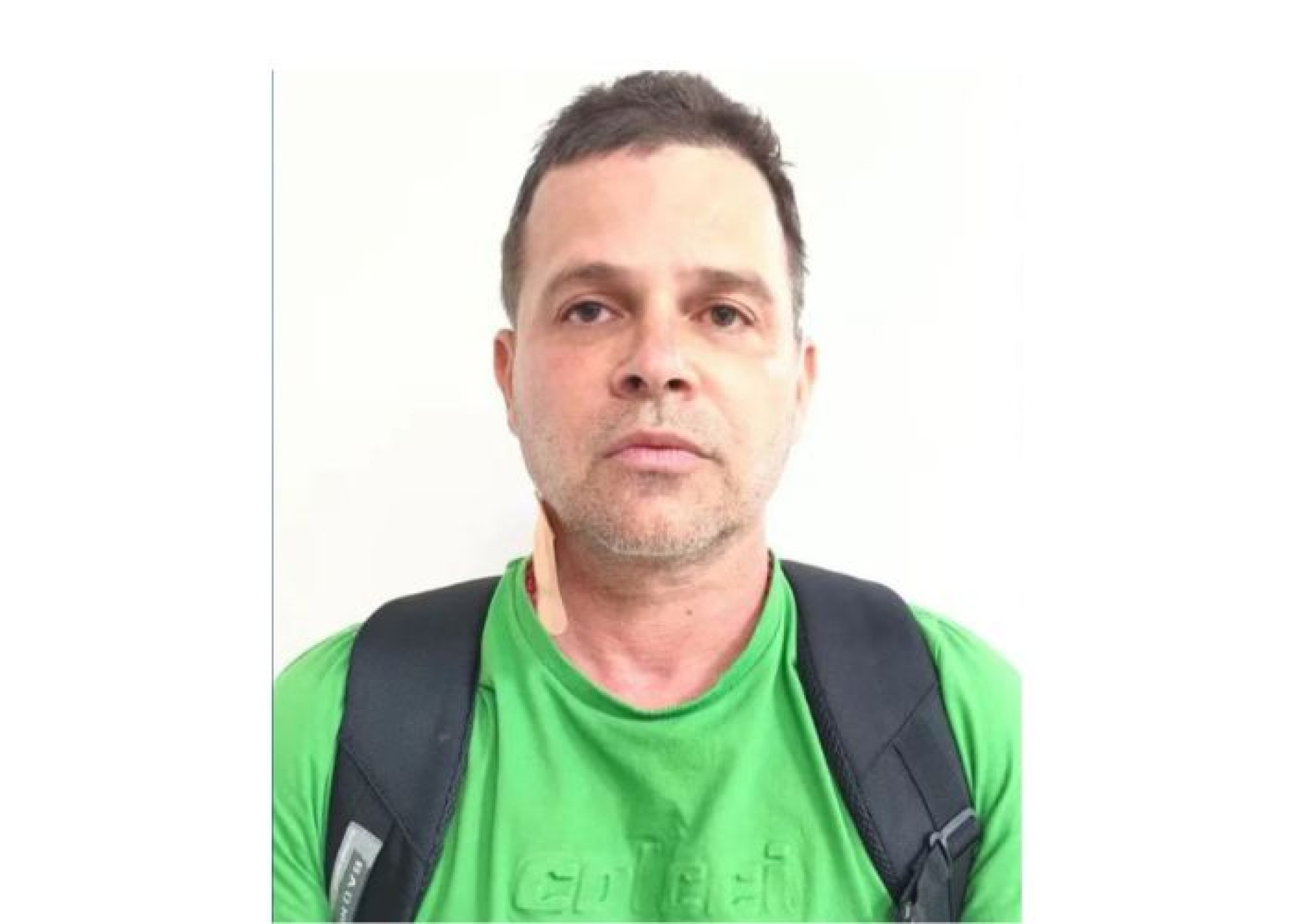 ￼EX-DIRETOR da PRF Silvinei Vasques rompeu tornozeleira e foi preso durante fuga (Foto: Polícia Paraguaia)