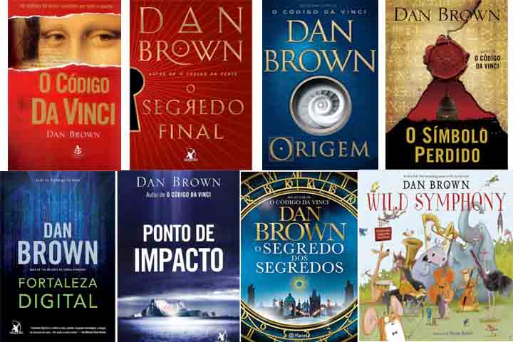 Dan Brown  foi considerado pela revista Time uma das 100 pessoas mais influentes do mundo, com seus livros publicados em mais de 50 línguas.