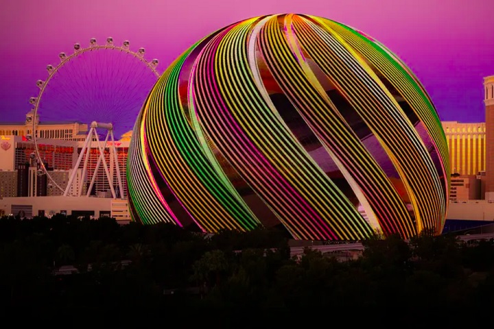 A Sphere, em Las Vegas, foi inaugurada em 29 de setembro de 2023. Os primeiros vídeos viralizaram nas redes sociais e deixaram muitos internautas impressionados.