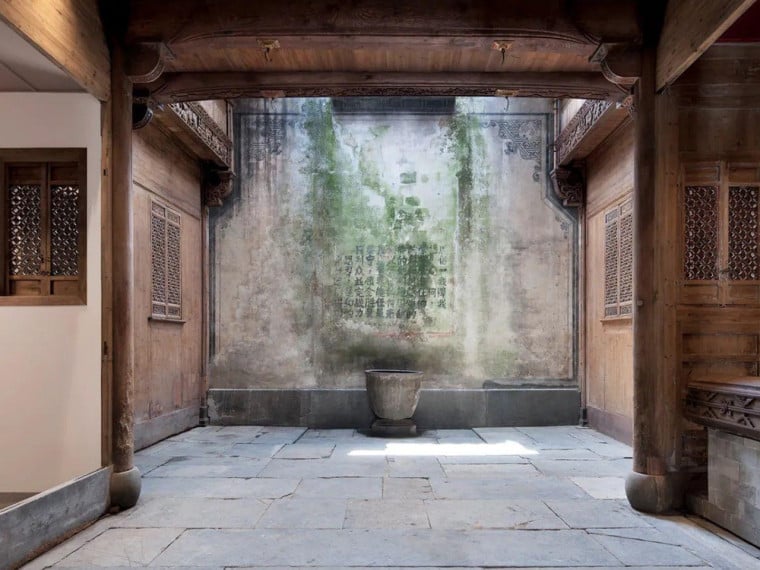 O pátio interno das casas antigas ajudava a refrescar as casas no sul da China