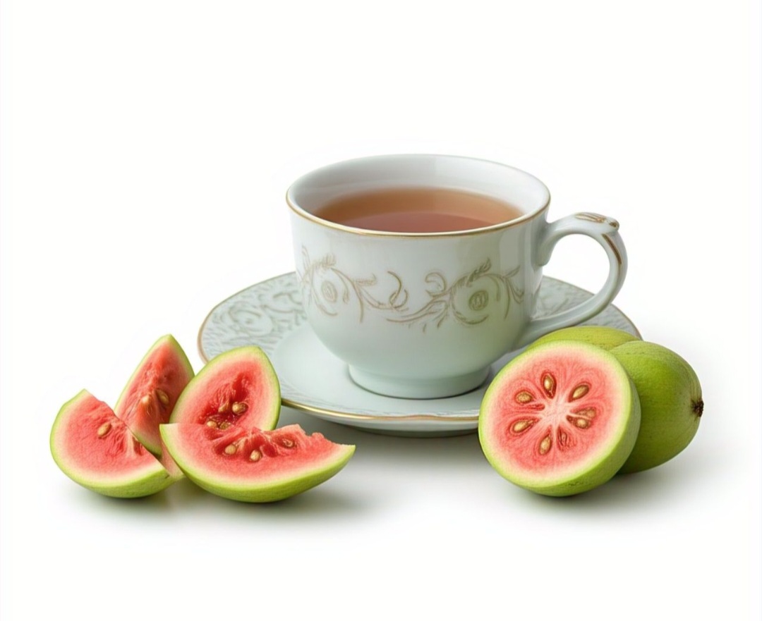 Casca de goiaba:: Seu chá pode ajudar a fortalecer o sistema imunológico e melhorar a saúde da pele. Muito rica em vitamina C, vitamina A e pequenas quantidades de vitaminas do complexo B, como B6 e B9.