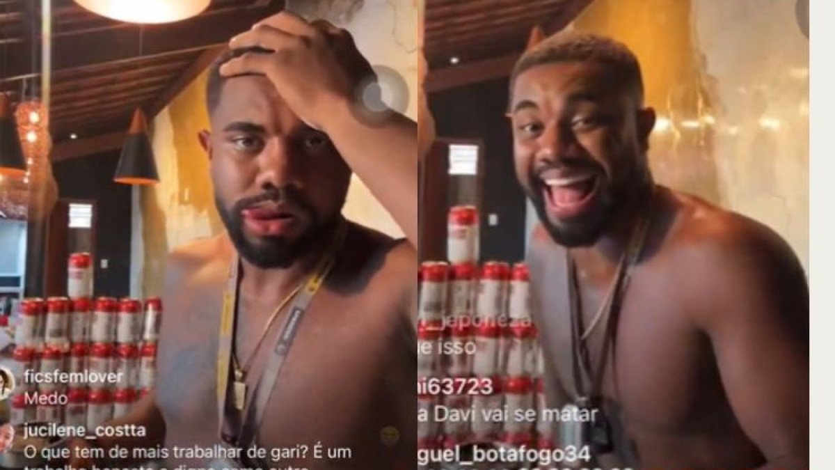 Davi Brito faz live, fica embriagado e fala em virar deputado 
