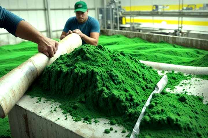 Em Chade, paÃ­s da Ãfrica Central, as mulheres da etnia Kanem-Bornu coletavam, secavam e consumiam a espirulina, combinando-a com o painÃ§o.