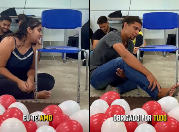 Estudantes são incentivados pelo professor a telefonar para os pais e expressar seu amor e gratidão 