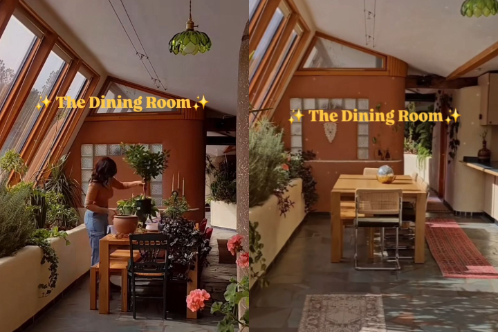 Um aspecto que fascina os seguidores nas redes é que a casa muda de visual de acordo com as estações.