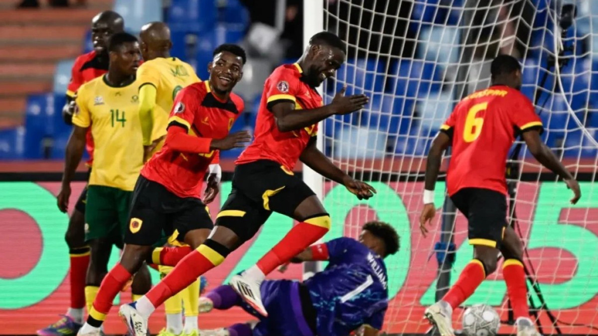 Partida entre África do Sul e Angola pela Copa das Nações Africanas