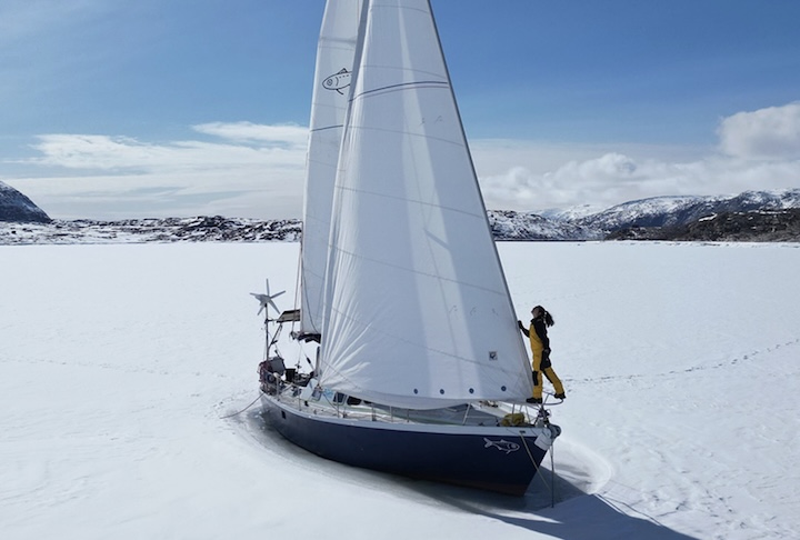 Além da estadia no Ártico, Tamara já realizou outros feitos, como cruzar o Atlântico duas vezes. 