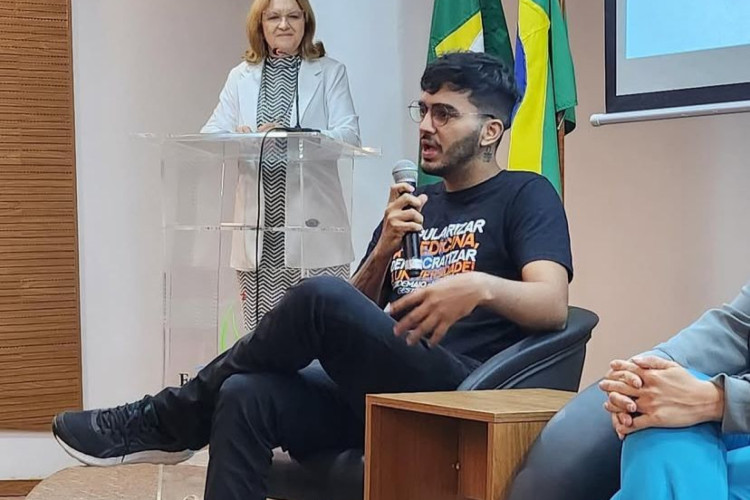 Diogo tamb&eacute;m participou do n&uacute;cleo de estudos afro-brasileiros e ind&iacute;genas no IFCE de Caucaia