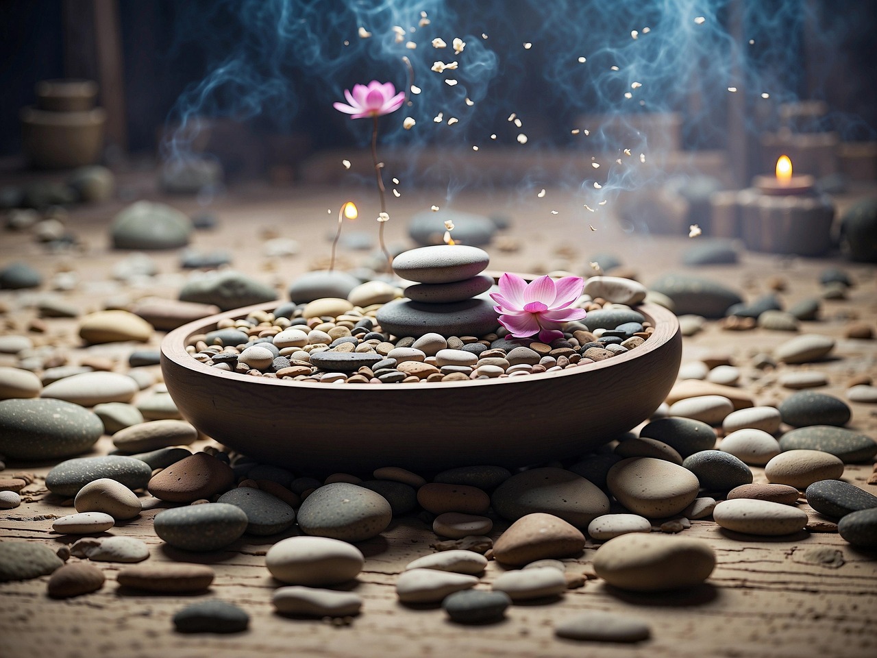 Além do uso espiritual, hoje o incenso é empregado em aromaterapia, buscando relaxamento e bem-estar psicológico.
