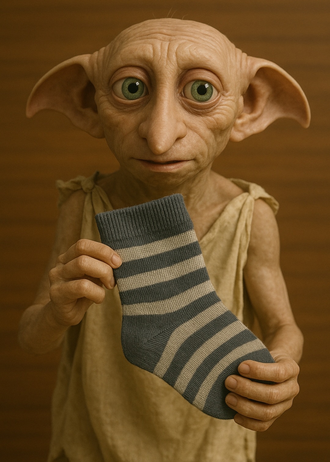 Na cultura pop, as meias aparecem de forma marcante em Harry Potter, com o elfo doméstico Dobby. No universo da saga, uma meia representa liberdade, já que ao receber uma peça de roupa ele se torna livre de seu dono.
