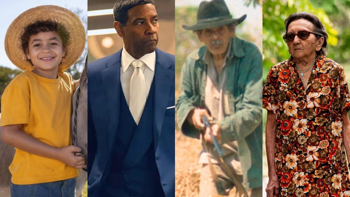 Montagem: cenas de Chico Bento, Luta de Classes, Oeste Outra Vez e O Agente Secreto. Fotos: Divulga&ccedil;&atilde;o/Paris Filmes / Divulga&ccedil;&atilde;o/Apple TV / Divulga&ccedil;&atilde;o 02Play / DIVULGA&Ccedil;&Atilde;O/VICTOR JUCA