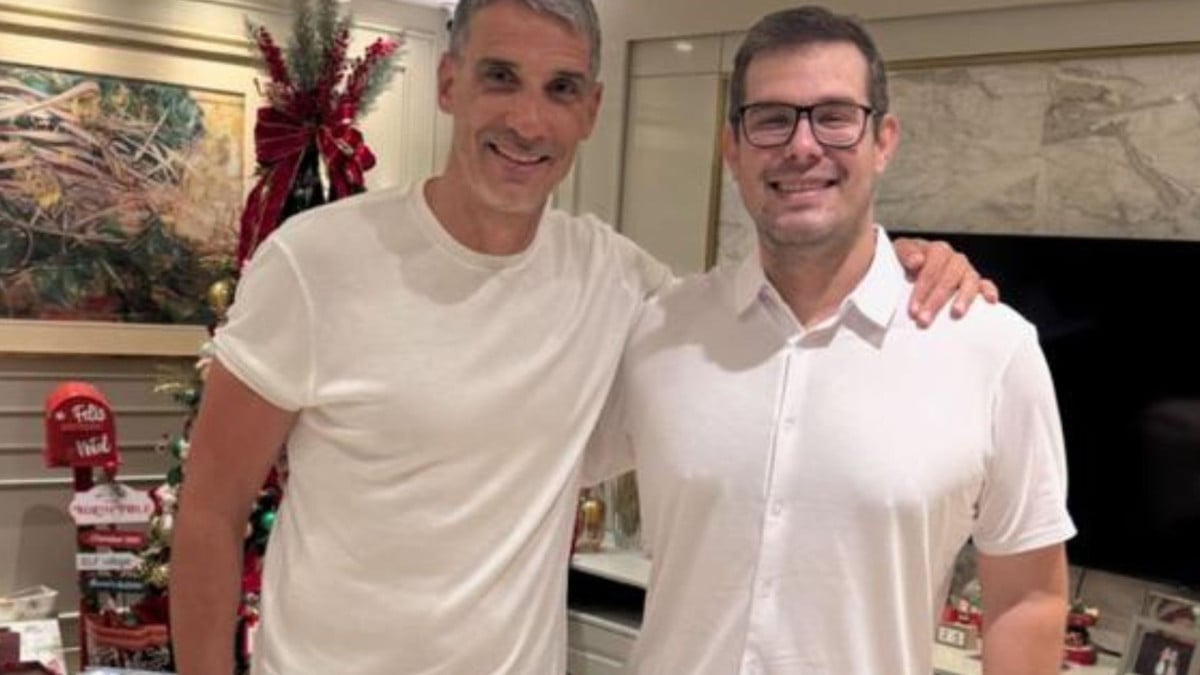 Ex-presidente do Fortaleza, Alex Santiago, e ex-treinador, Juan Pablo Vojvoda, se encontraram no fim do ano