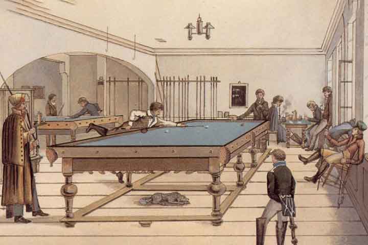 A sinuca surgiu na Índia em 1875, inventada por oficiais britânicos do exército. Eles combinaram regras de diferentes jogos de bilhar para criar uma nova modalidade. 