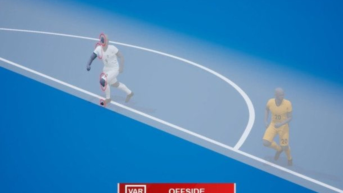 Proposta defendida por Arsène Wenger prevê que infração só seja marcada quando o jogador estiver totalmente à frente do defensor