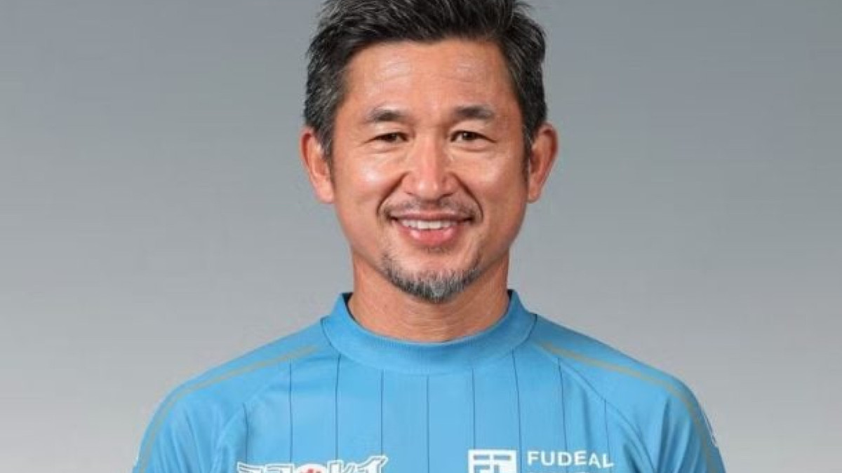 Nascido em 1967, Kazu Miura chega por empréstimo junto ao Fukushima United e pretende atuar até, pelo menos, quando tiver 60 anos