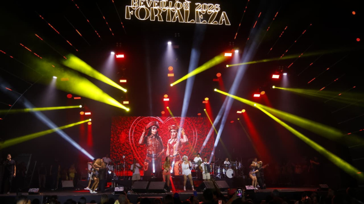 Programação do Réveillon 2026 de Fortaleza iniciou nesta terça-feira, 30, no Polo Messejana