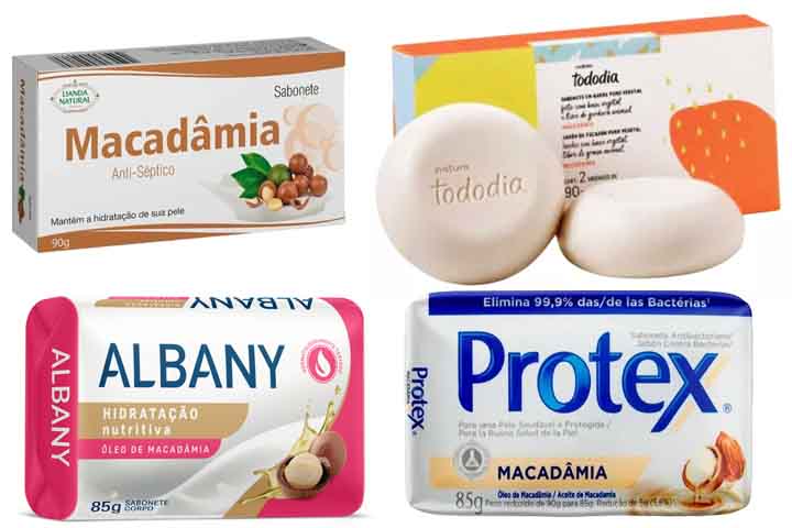 Outro uso crescente da macadâmia é na fabricação de sabonetes e cremes faciais. O óleo tem propriedades anti-inflamatórias e antioxidantes que ajudam a suavizar a pele sensível e combater a acne. 