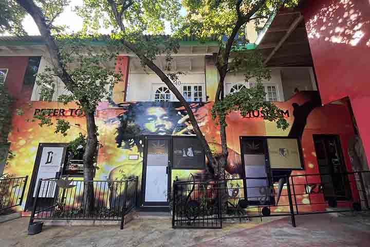 Já o Museu Peter Tosh celebra a vida e o legado de outro lendário músico jamaicano, Peter Tosh, por meio de objetos pessoais, registros raros e instalações interativas. Instalado no Pulse Centre, o espaço oferece um mergulho na história do reggae e na trajetória política e artística dessa personalidade.