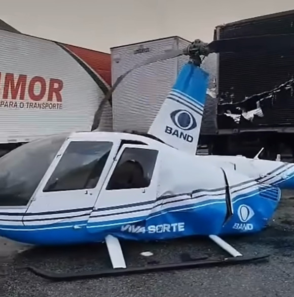 O piloto e o cinegrafista que estavam a bordo não sofreram ferimentos graves. Ambos foram encaminhados a hospitais da região para avaliação médica e permanecem em bom estado de saúde. O Corpo de Bombeiros foi acionado por volta das 17h52 e prestou atendimento no local, com apoio da Polícia Militar.
