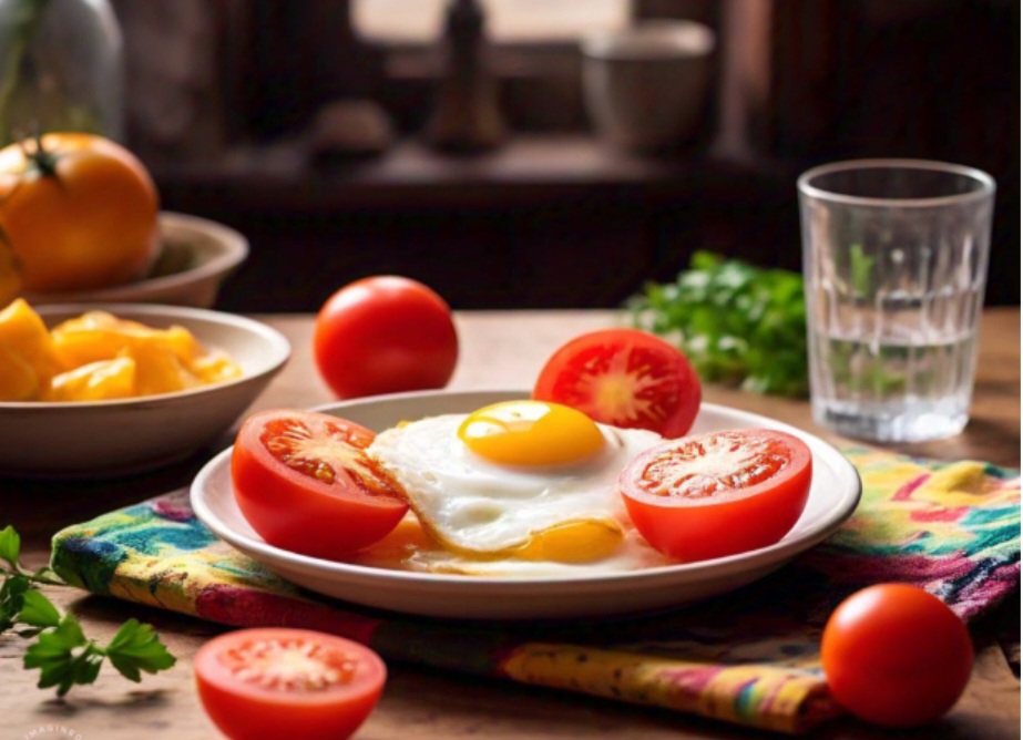 Ovo e tomate: Colocando os dois numa refeição com salada, por exemplo, o benefício será grande, pois ambos têm antioxidantes e ajudam a eliminar toxinas. 