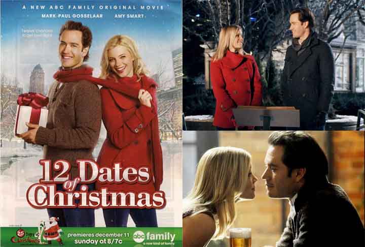 12 Encontros Antes do Natal (2011): Nesta comédia romântica de Natal, a jovem Kate (Amy Smart) acorda depois de um horrível encontro às cegas na véspera do feriado e descobre que está revivendo aquele mesmo dia várias vezes.