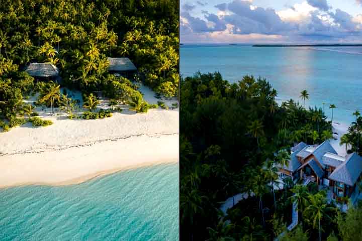 7º) The Brando, na Polinésia Francesa: O nome não é a toa: a ilha privada já pertenceu ao ator Marlon Brando. Hoje, funciona como refúgio ecológico com 35 vilas, onde os hóspedes podem até observar baleias.