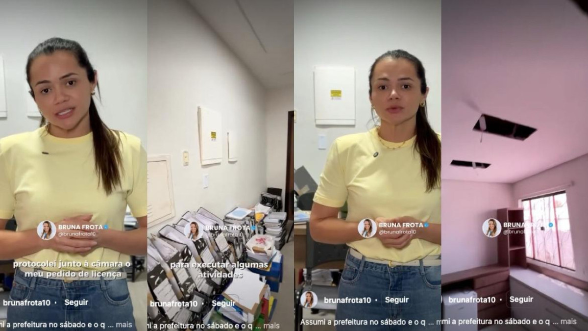 Bruna publicou nas redes sociais um vídeo explicando o que se passou desde que assumiu a Prefeitura até o pedido de licença