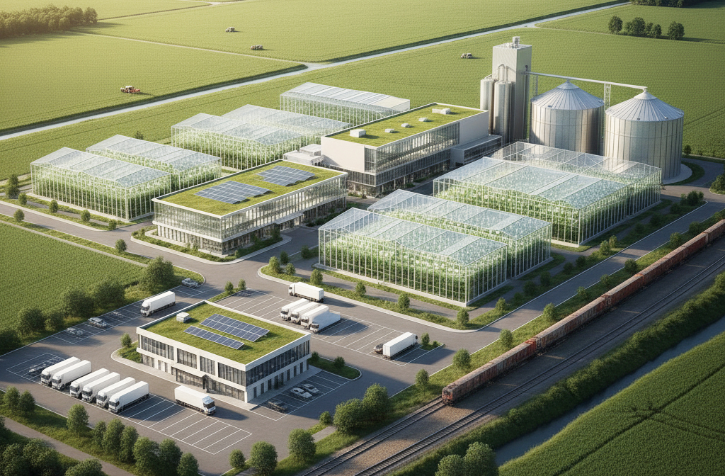 Uma tendência atual é transformar antigas fazendas em centros agroindustriais modernos. Esses espaços passam a reunir produção agrícola, beneficiamento e processamento dos produtos no próprio local. Isso agrega valor à cadeia produtiva e estimula o desenvolvimento regional.
