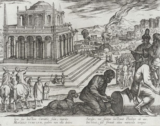 Mausoléu de Halicarnasso (Turquia) – Foi um grandioso túmulo construído por volta de 350 a.C. para Mausolo, rei de Cária, por sua esposa Artemísia. Tornou-se tão famoso que a palavra “mausoléu” passou a designar qualquer grande sepultura.